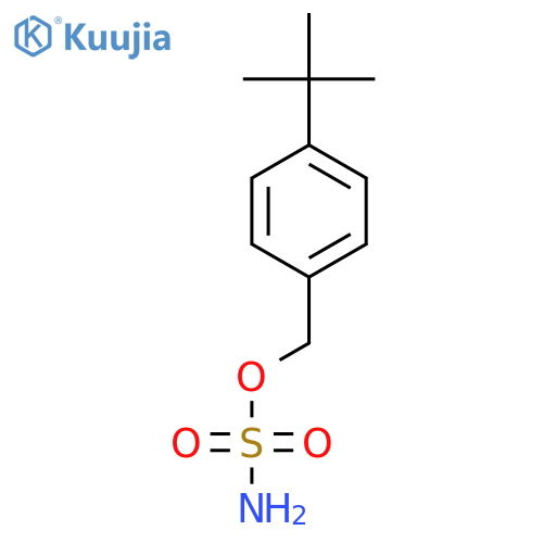 (4-tert-butylphenyl)methyl sulfamate structure