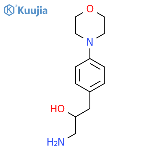 1-amino-3-4-(morpholin-4-yl)phenylpropan-2-ol structure