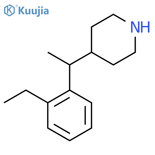 4-1-(2-ethylphenyl)ethylpiperidine structure