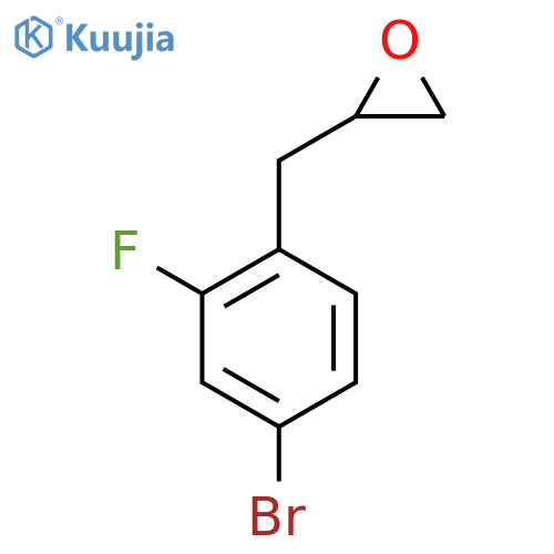 2-(4-bromo-2-fluorophenyl)methyloxirane structure