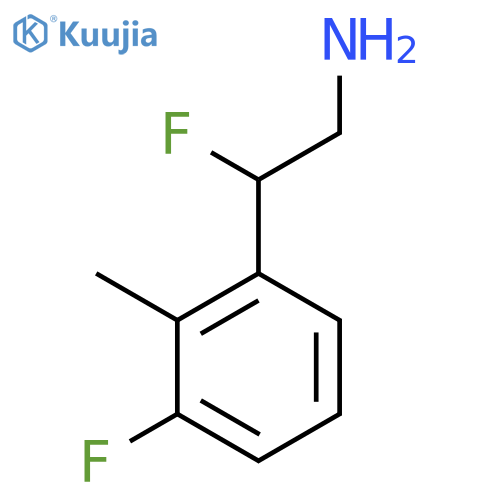 2-fluoro-2-(3-fluoro-2-methylphenyl)ethan-1-amine structure