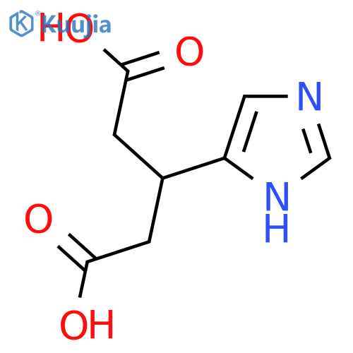 3-(1H-imidazol-5-yl)pentanedioic acid structure