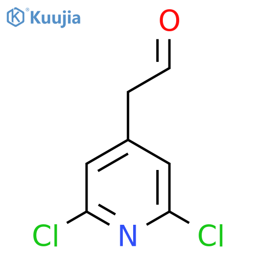2-(2,6-dichloropyridin-4-yl)acetaldehyde structure