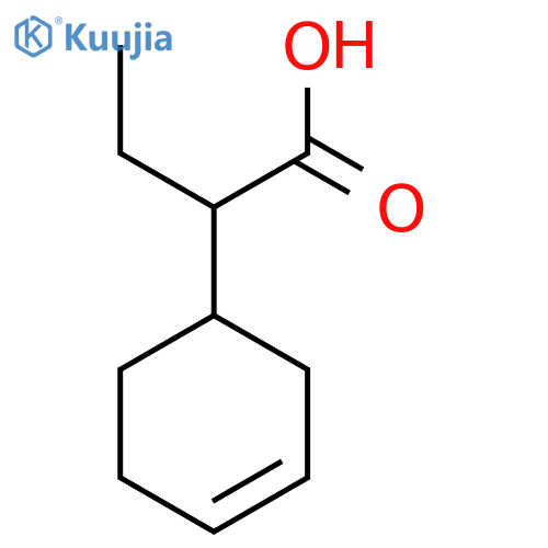 2-(Cyclohex-3-en-1-yl)butanoic acid structure