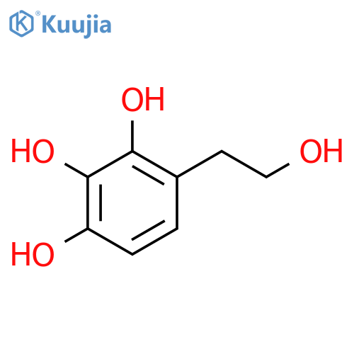 4-(2-hydroxyethyl)benzene-1,2,3-triol structure