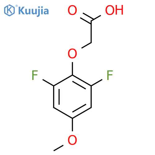 2-(2,6-difluoro-4-methoxyphenoxy)acetic acid structure