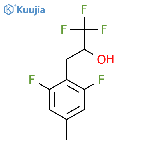 3-(2,6-difluoro-4-methylphenyl)-1,1,1-trifluoropropan-2-ol structure