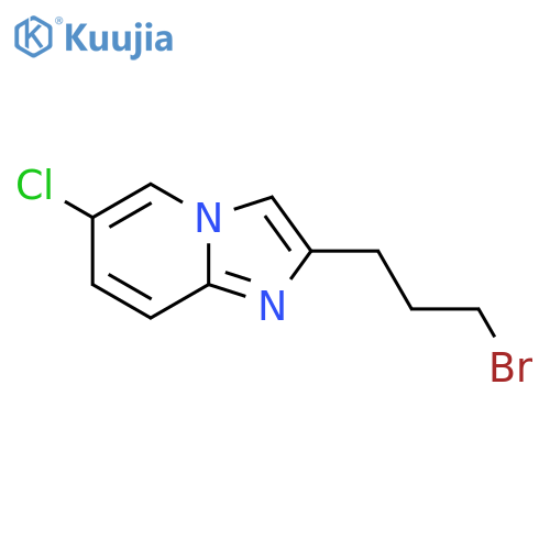 2-(3-bromopropyl)-6-chloroimidazo1,2-apyridine structure