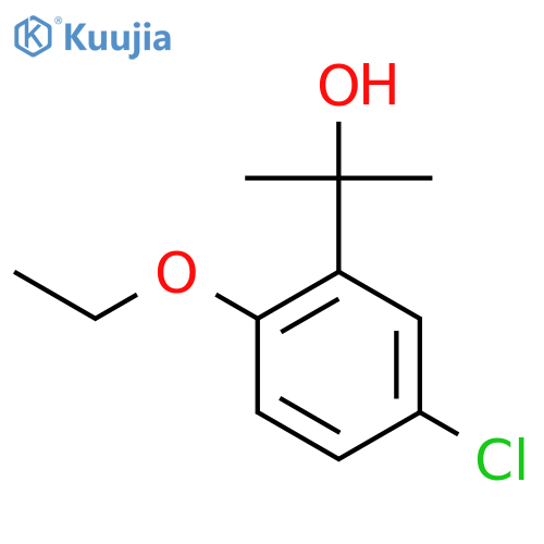 2-(5-chloro-2-ethoxyphenyl)propan-2-ol structure
