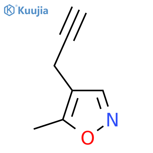 5-methyl-4-(prop-2-yn-1-yl)-1,2-oxazole structure