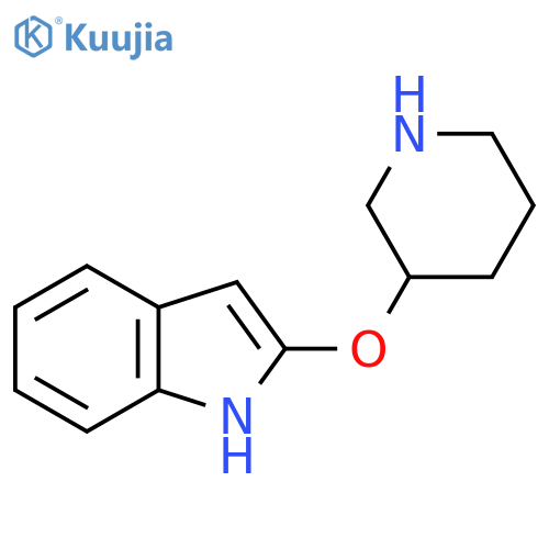 2-(piperidin-3-yloxy)-1H-indole structure