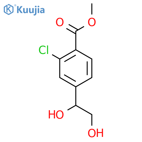methyl 2-chloro-4-(1,2-dihydroxyethyl)benzoate structure