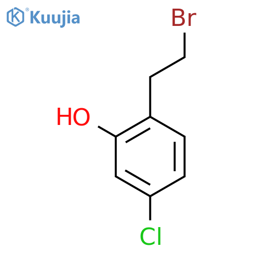 2-(2-bromoethyl)-5-chlorophenol structure