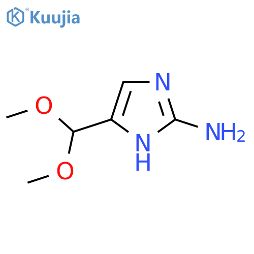 5-(dimethoxymethyl)-1H-imidazol-2-amine structure