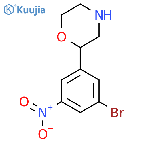2-(3-Bromo-5-nitrophenyl)morpholine structure