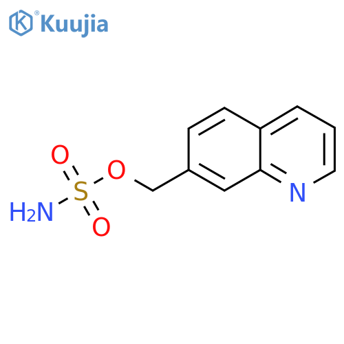 (quinolin-7-yl)methyl sulfamate structure