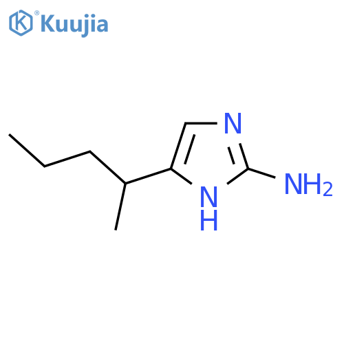 5-(pentan-2-yl)-1H-imidazol-2-amine structure
