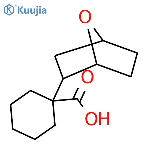 1-{7-oxabicyclo2.2.1heptan-2-yl}cyclohexane-1-carboxylic acid structure