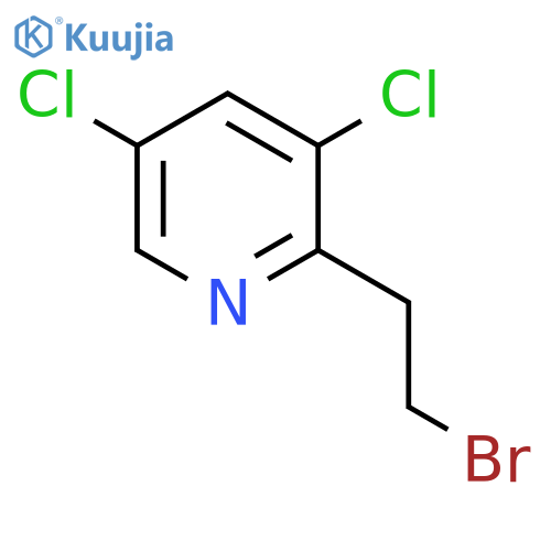 2-(2-bromoethyl)-3,5-dichloropyridine structure