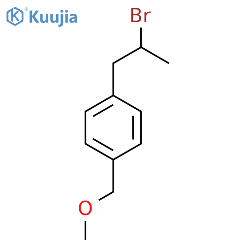 1-(2-bromopropyl)-4-(methoxymethyl)benzene structure