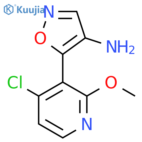 5-(4-chloro-2-methoxypyridin-3-yl)-1,2-oxazol-4-amine structure