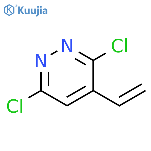 3,6-dichloro-4-ethenylpyridazine structure
