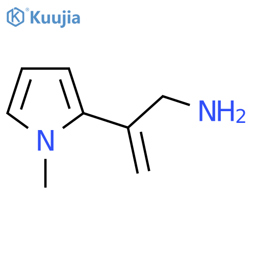 2-(1-methyl-1H-pyrrol-2-yl)prop-2-en-1-amine structure