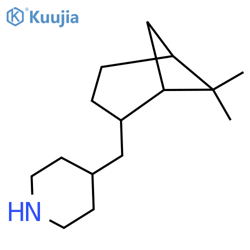 4-({6,6-dimethylbicyclo3.1.1heptan-2-yl}methyl)piperidine structure