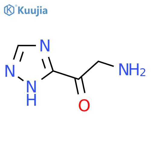 2-amino-1-(1H-1,2,4-triazol-3-yl)ethan-1-one structure
