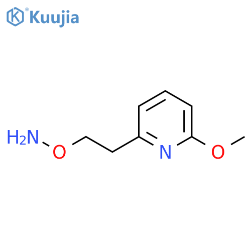 O-2-(6-methoxypyridin-2-yl)ethylhydroxylamine structure