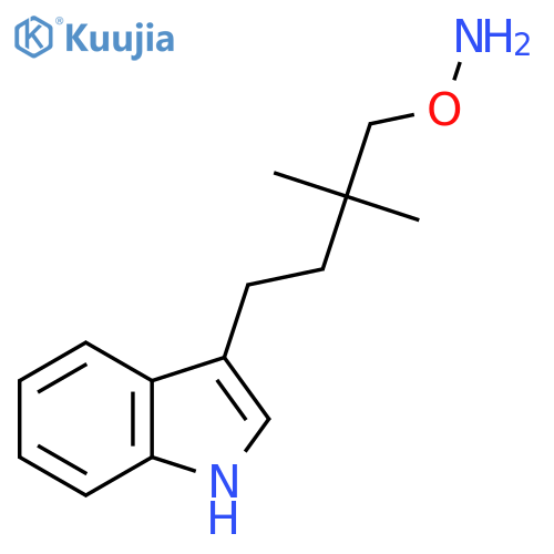 O-4-(1H-indol-3-yl)-2,2-dimethylbutylhydroxylamine structure