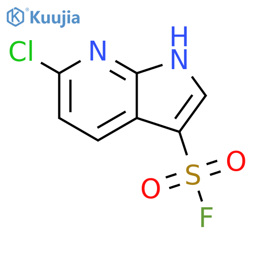6-chloro-1H-pyrrolo2,3-bpyridine-3-sulfonyl fluoride structure