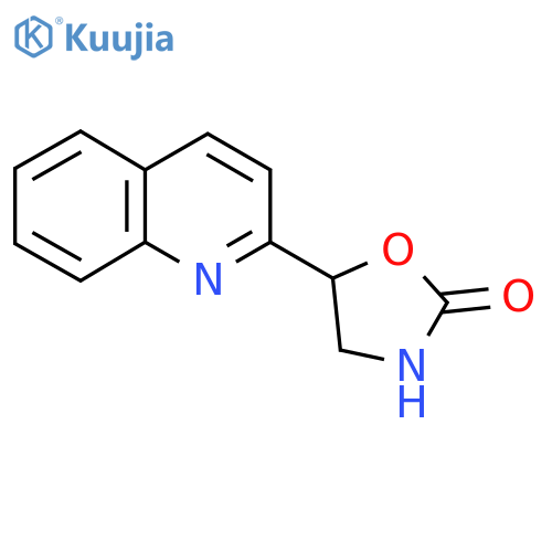 5-(quinolin-2-yl)-1,3-oxazolidin-2-one structure