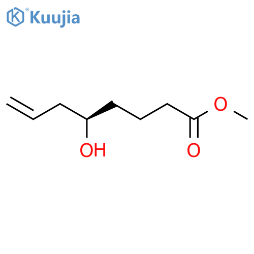7-Octenoic acid, 5-hydroxy-, methyl ester, (5R)- structure