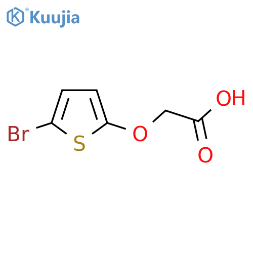 2-(5-bromothiophen-2-yl)oxyacetic acid structure