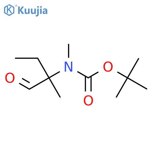 tert-butyl N-methyl-N-(2-methyl-1-oxobutan-2-yl)carbamate structure