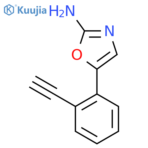 5-(2-ethynylphenyl)-1,3-oxazol-2-amine structure