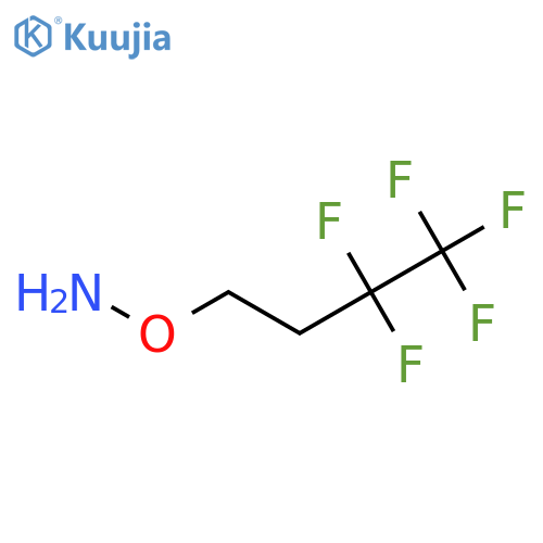 O-(3,3,4,4,4-pentafluorobutyl)hydroxylamine structure