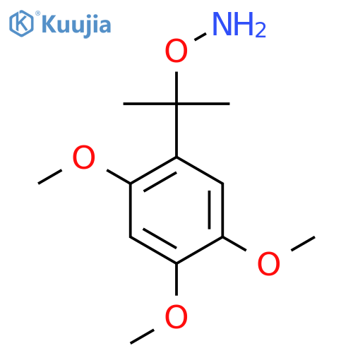 O-2-(2,4,5-trimethoxyphenyl)propan-2-ylhydroxylamine structure