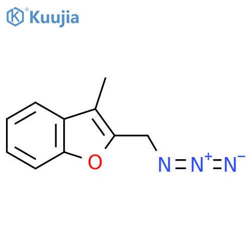 2-(azidomethyl)-3-methyl-1-benzofuran structure