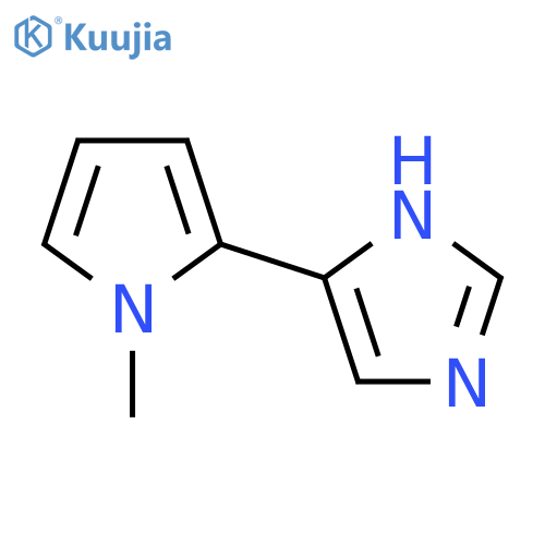 4-(1-methyl-1H-pyrrol-2-yl)-1H-imidazole structure