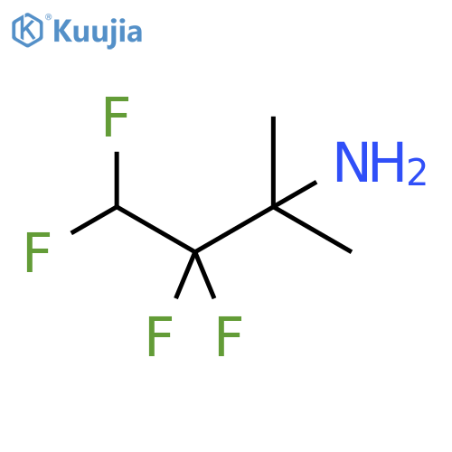 3,3,4,4-tetrafluoro-2-methylbutan-2-amine structure