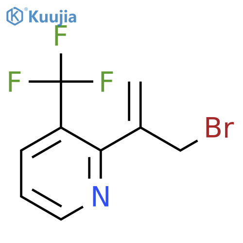 2-(3-bromoprop-1-en-2-yl)-3-(trifluoromethyl)pyridine structure