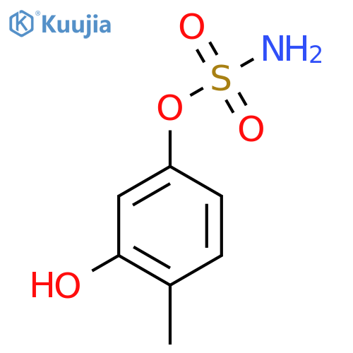 3-hydroxy-4-methylphenyl sulfamate structure