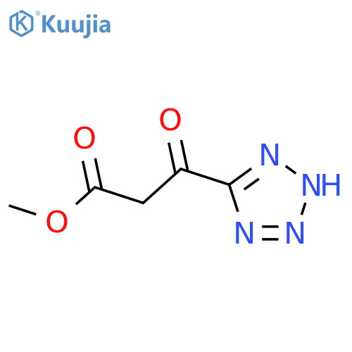 methyl 3-oxo-3-(1H-1,2,3,4-tetrazol-5-yl)propanoate structure