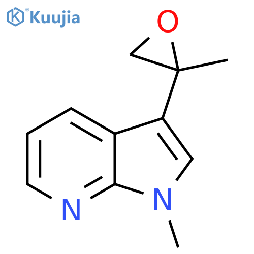 1-methyl-3-(2-methyloxiran-2-yl)-1H-pyrrolo2,3-bpyridine structure