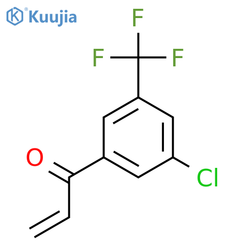 1-3-chloro-5-(trifluoromethyl)phenylprop-2-en-1-one structure