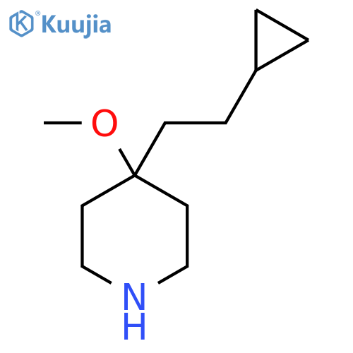 4-(2-cyclopropylethyl)-4-methoxypiperidine structure