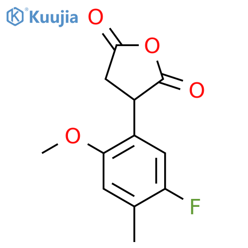 3-(5-fluoro-2-methoxy-4-methylphenyl)oxolane-2,5-dione structure