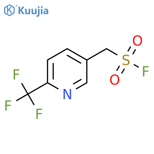 6-(trifluoromethyl)pyridin-3-ylmethanesulfonyl fluoride structure